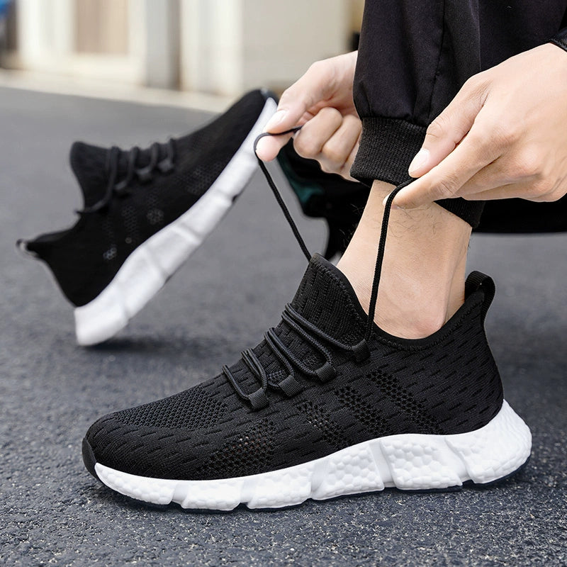 2023 New Arrival Invisibly Heightened Shoes Men's 8cm6cm Summer Breathable Mesh Casual Shoes Hidden Heel White Shoes Men