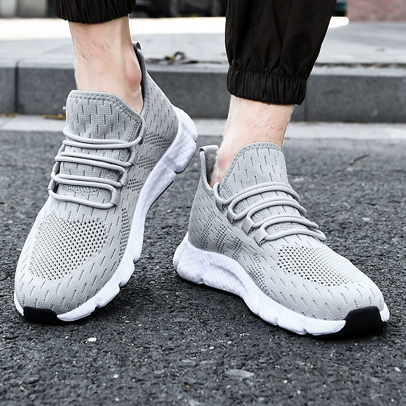 2023 New Arrival Invisibly Heightened Shoes Men's 8cm6cm Summer Breathable Mesh Casual Shoes Hidden Heel White Shoes Men