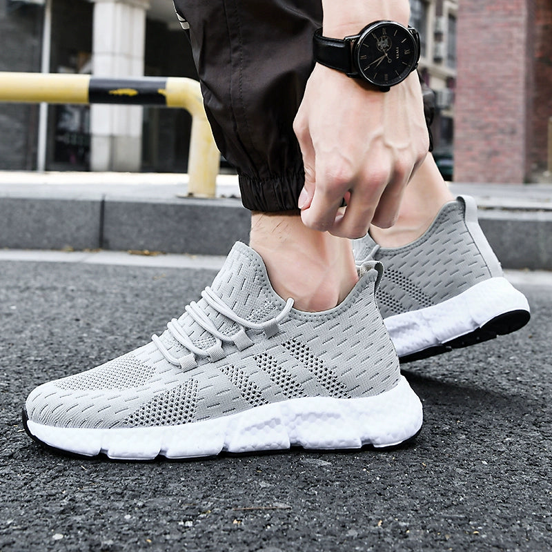 2023 New Arrival Invisibly Heightened Shoes Men's 8cm6cm Summer Breathable Mesh Casual Shoes Hidden Heel White Shoes Men